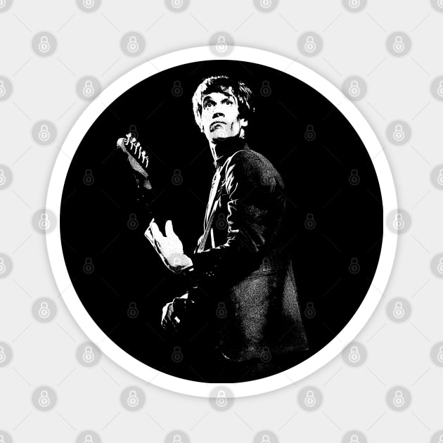 Wilko Johnson --- Retro Fan Artwork Magnet by DankFutura